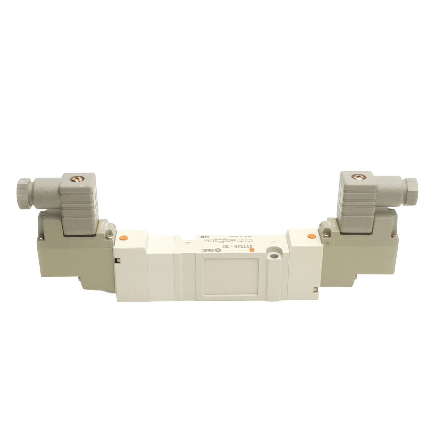 New SMC SY7340-3D Double Solenoid Valve, Base Mount, 0.2-0.7MPa, 110VAC Coil