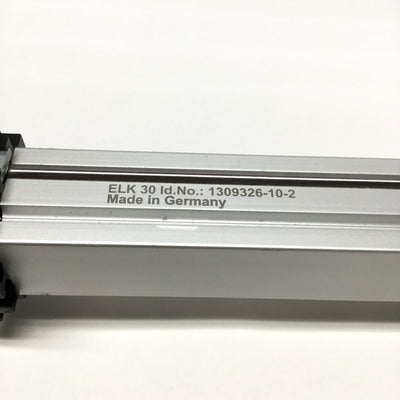 Used Bahr ELK-30 Linear Ballscrew Actuator Positioner 580mm Travel, 70x82mm Carriage