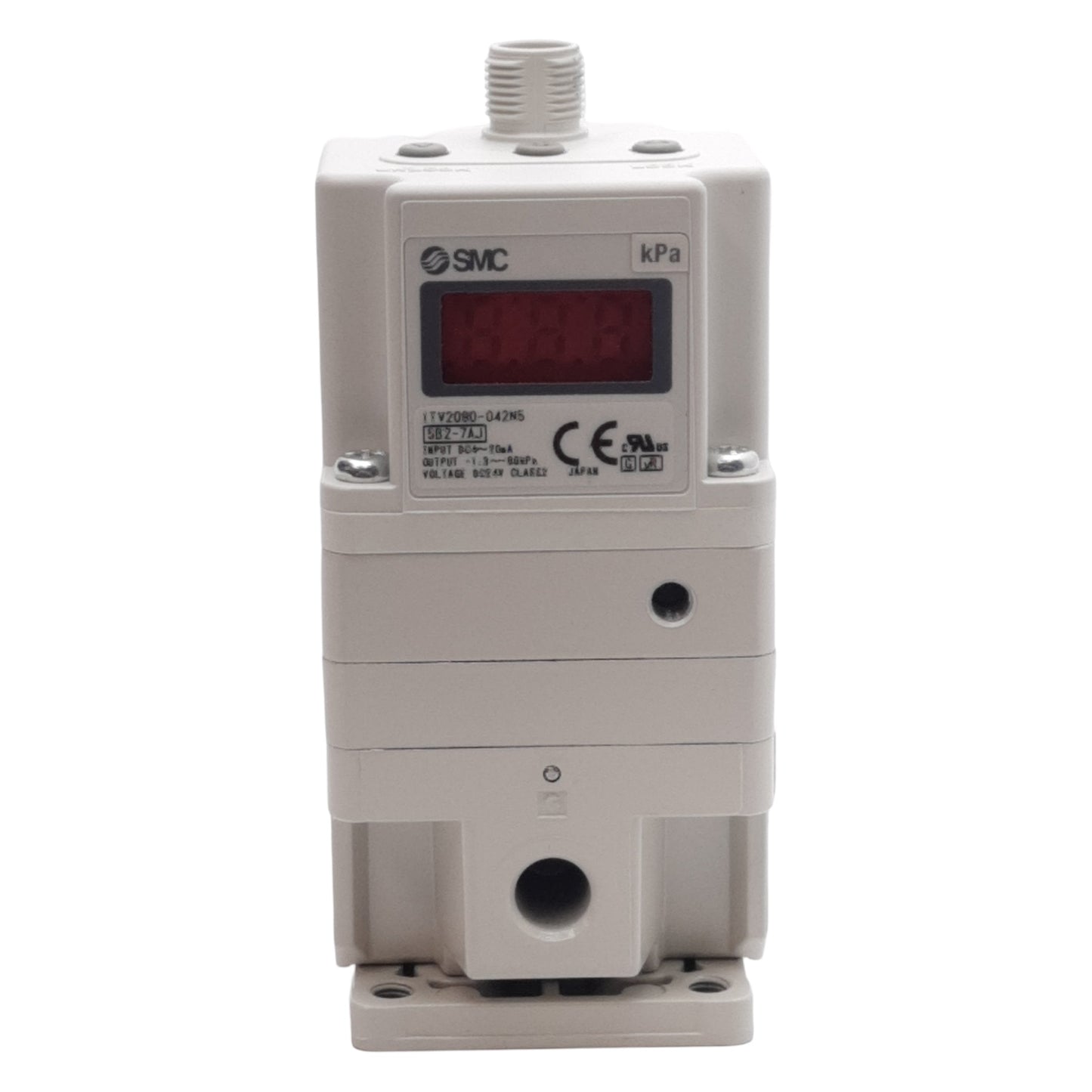 New SMC ITV2090-042N5 Electronic Vacuum Regulator, -1.3~-80kPa, Rc 1/4in, M12, 24VDC
