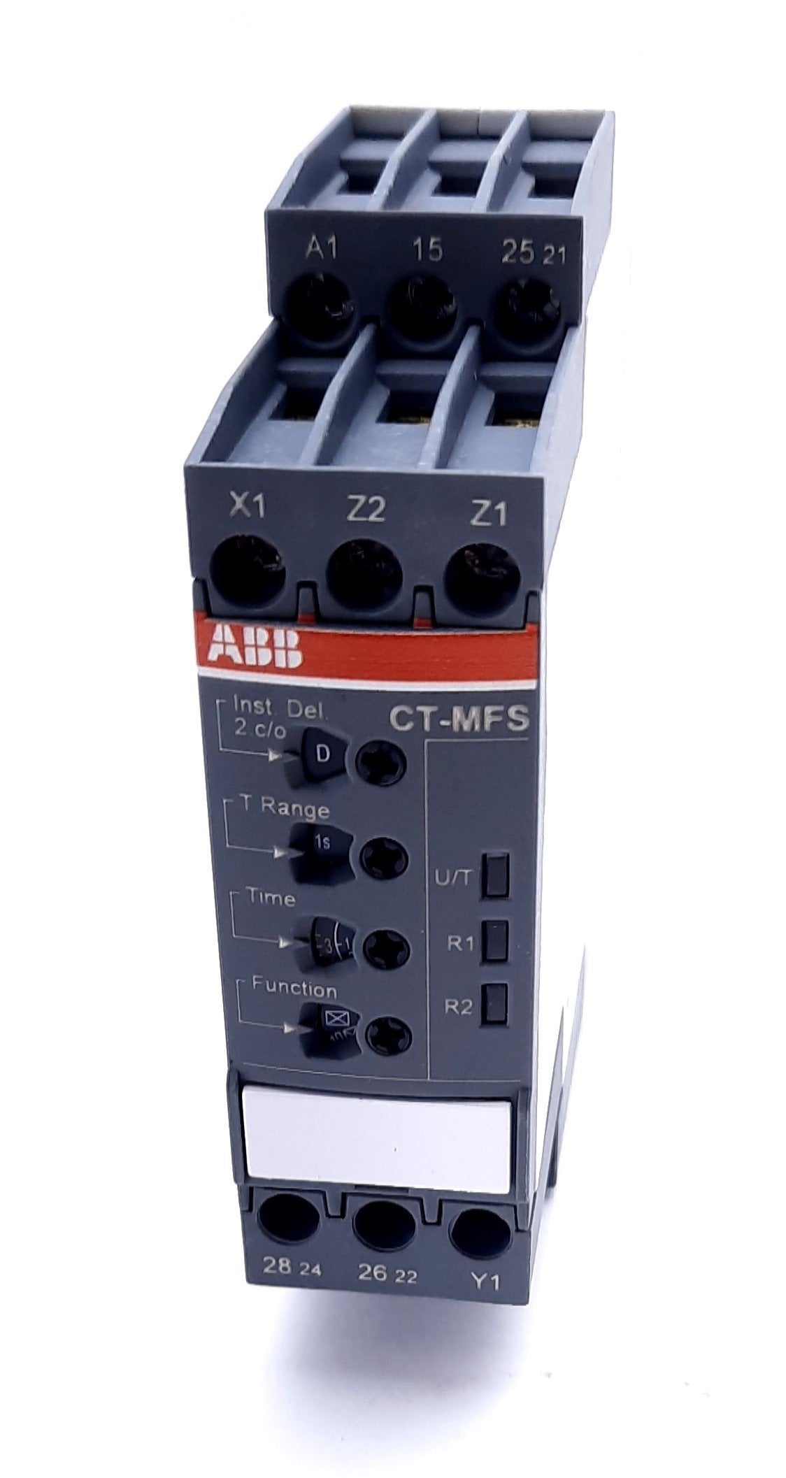 New ABB CT-MFS.21S Electronic Timer W/ 2 C/O Contacts 24-240VAC/VDC, 1mA, 20ms