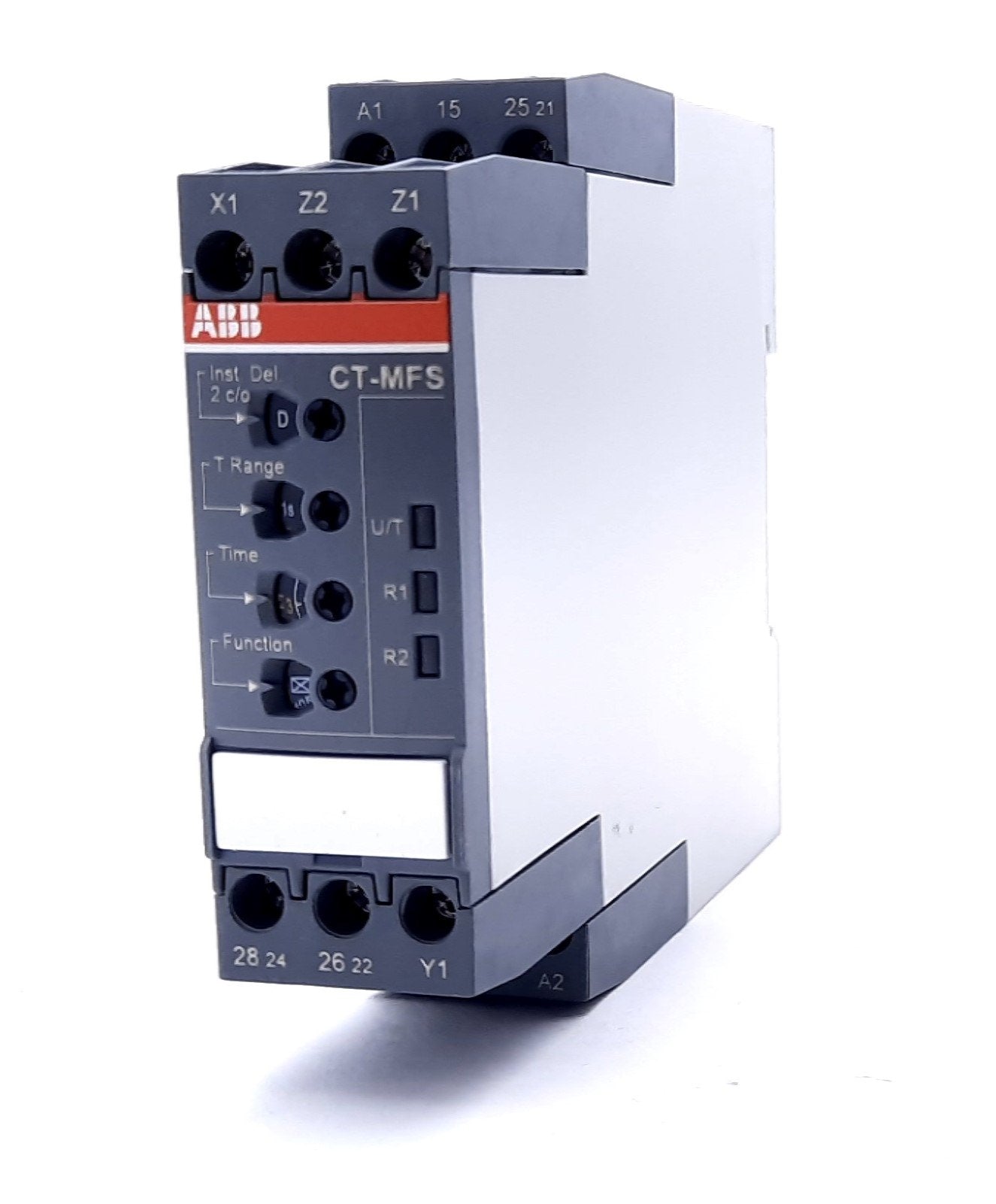 New ABB CT-MFS.21S Electronic Timer W/ 2 C/O Contacts 24-240VAC/VDC, 1mA, 20ms