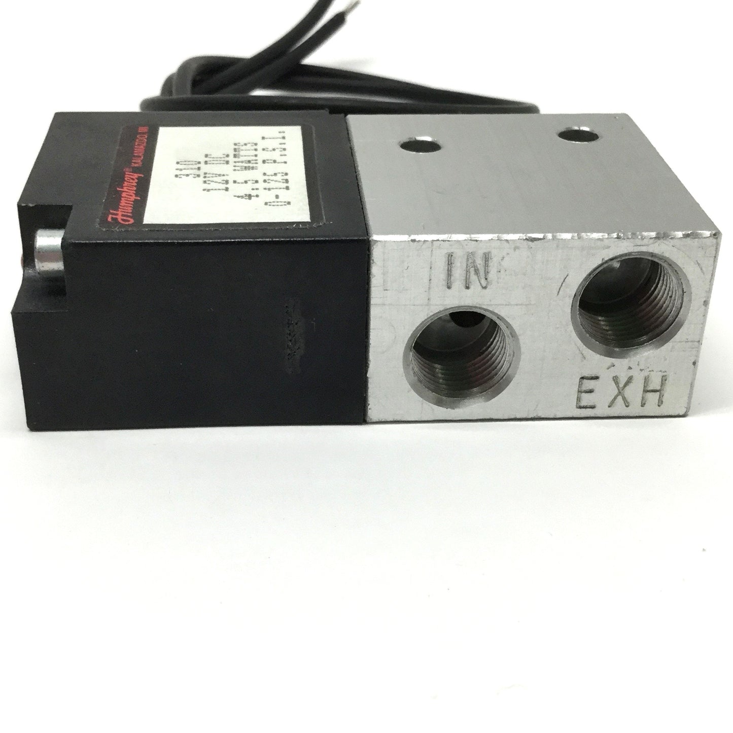 Used Humphrey 310 Pneumatic Solenoid Valve 3-Port, 2-Position 12VDC 4.5W, 125psi Max