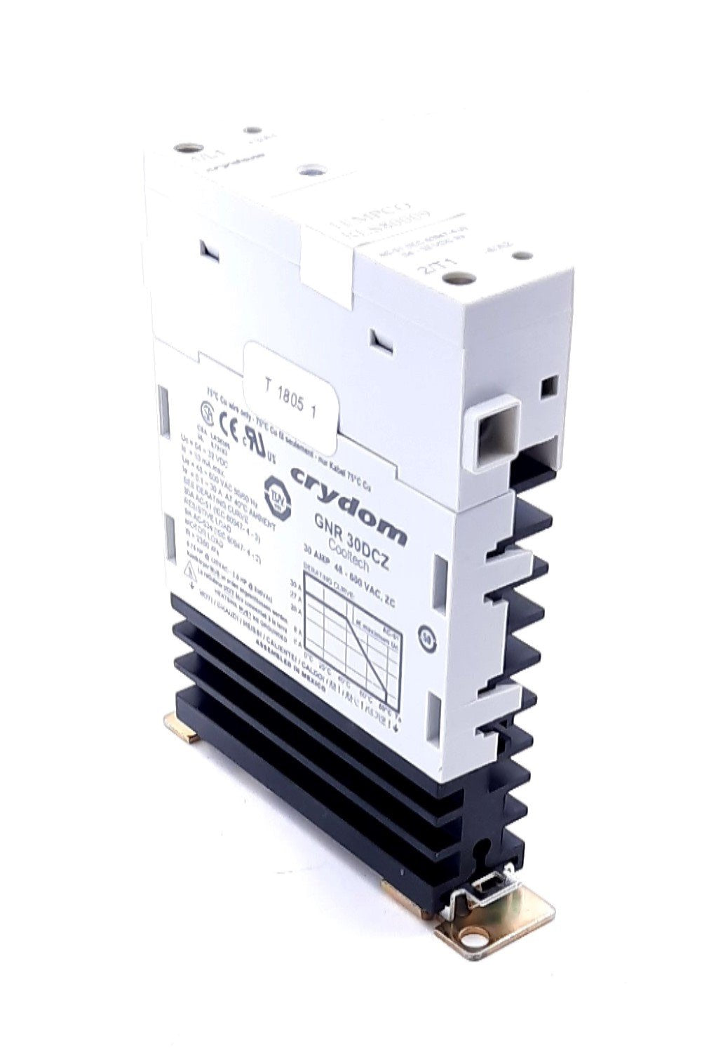 New Crydom GNR 30DCZ Solid State Relay SPST-NO 48-600VAC, 4-32VDC 16mA, 19mA