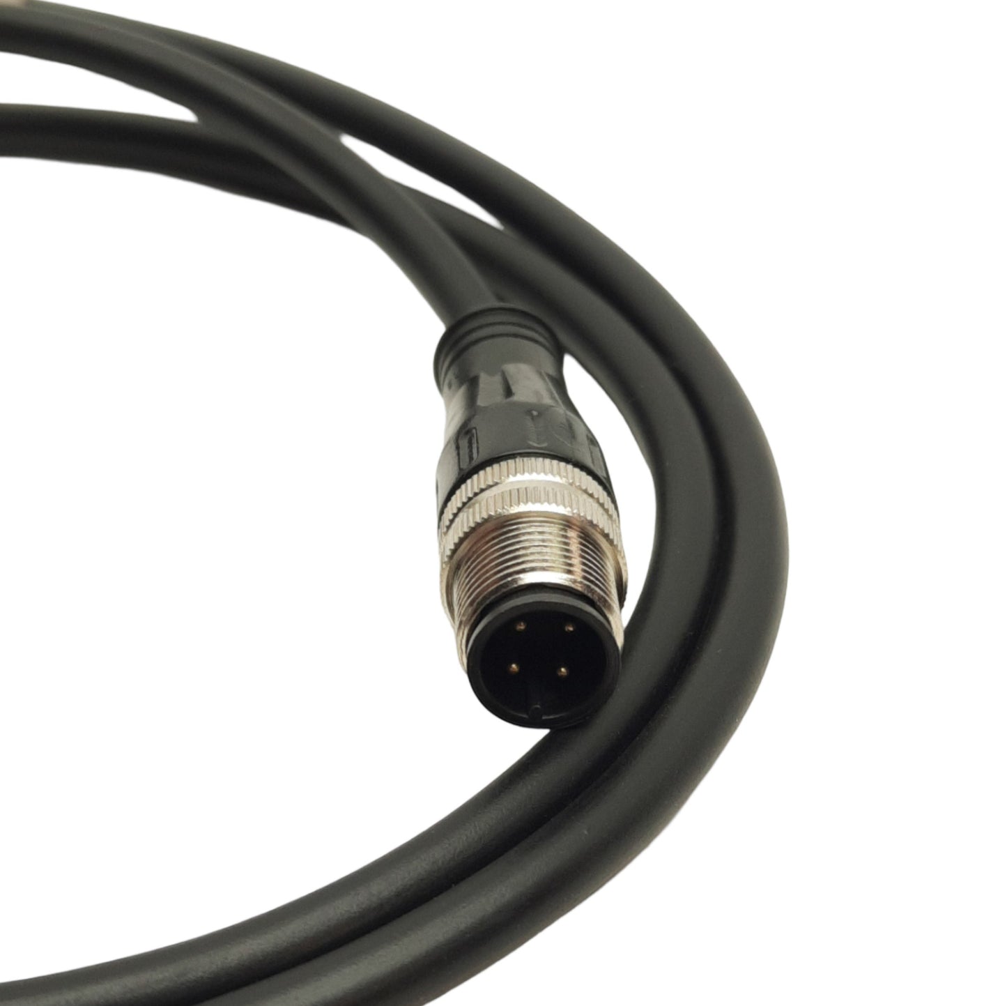 New Mencom VEG-120-3401 Solenoid Valve Connector ISC 9.4mm Female to M12 4-Pin Male