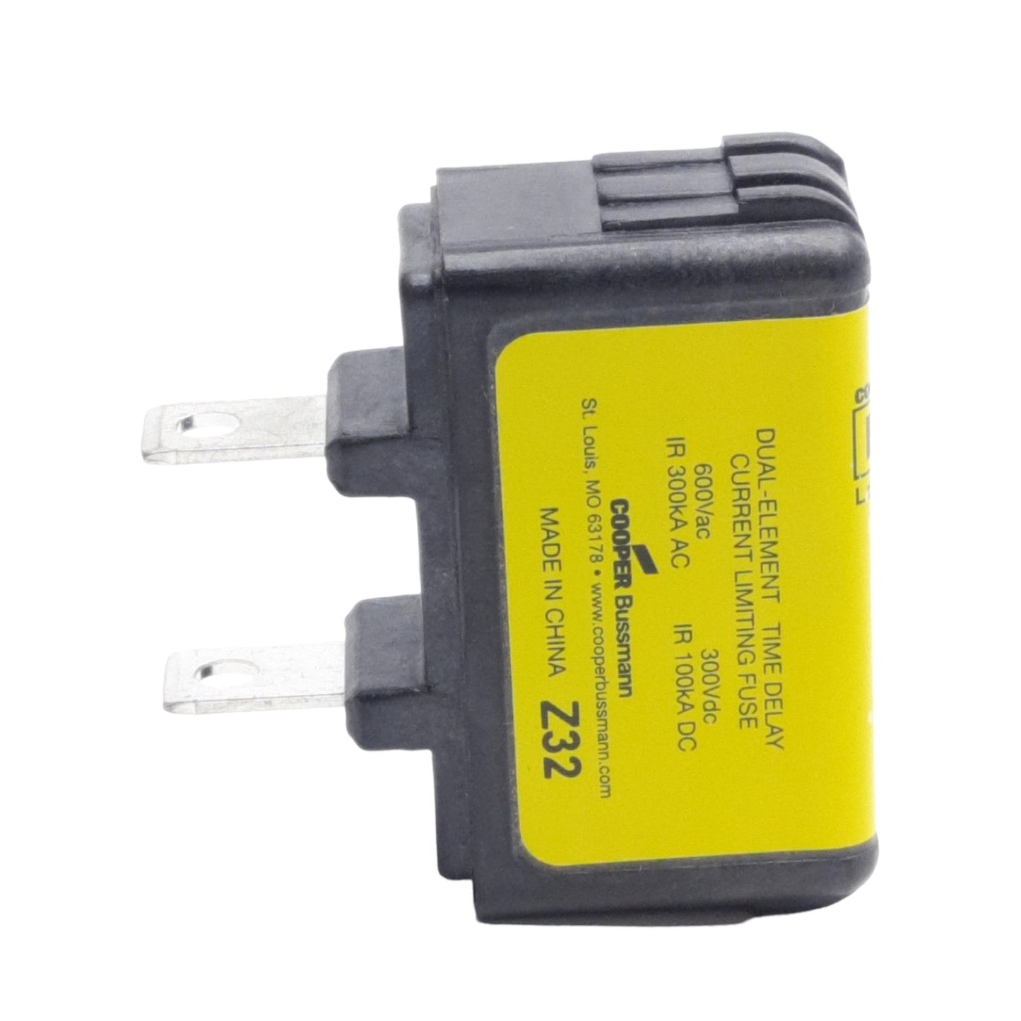 New Eaton TCF235 Bussman Dual Element Low Peak Cube Fuse, 25A, 300VDC 600VAC