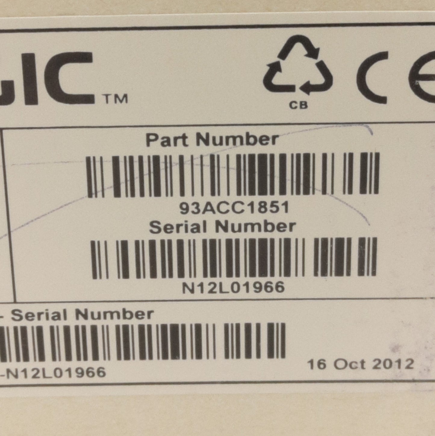 New Datalogic 93ACC1851 BM200 CBX Series Ethernet TCP/IP Module, 24VDC 0.25A