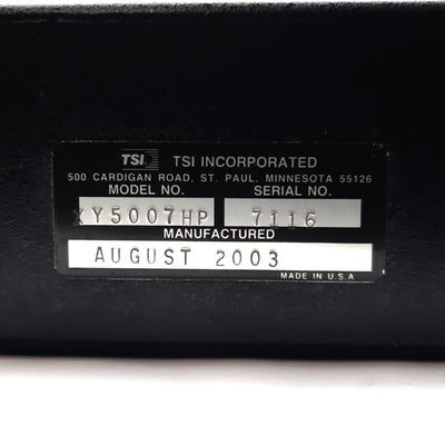 Used TSI Inc. XY5007HP Holix LASER Micrometer Gage Head, .001-.25" 2833/sec, RJ45