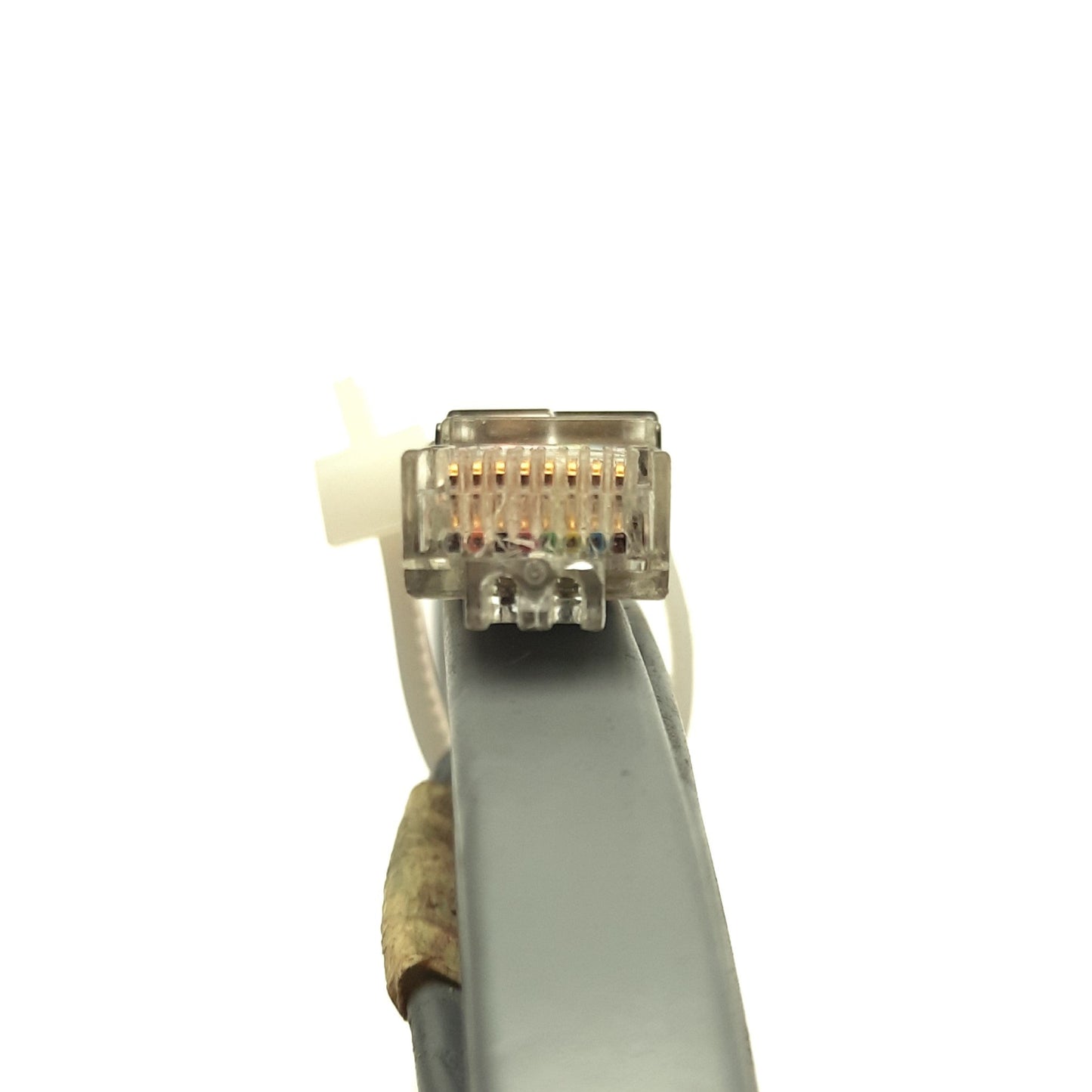 Used TSI Inc. Holix LASER Micrometer Gage Head Cable, 2x RJ45, 10' Long