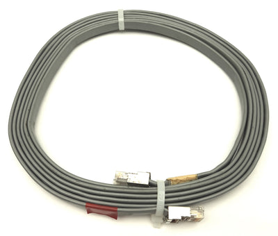 Used TSI Inc. Holix LASER Micrometer Gage Head Cable, 2x RJ45, 10' Long