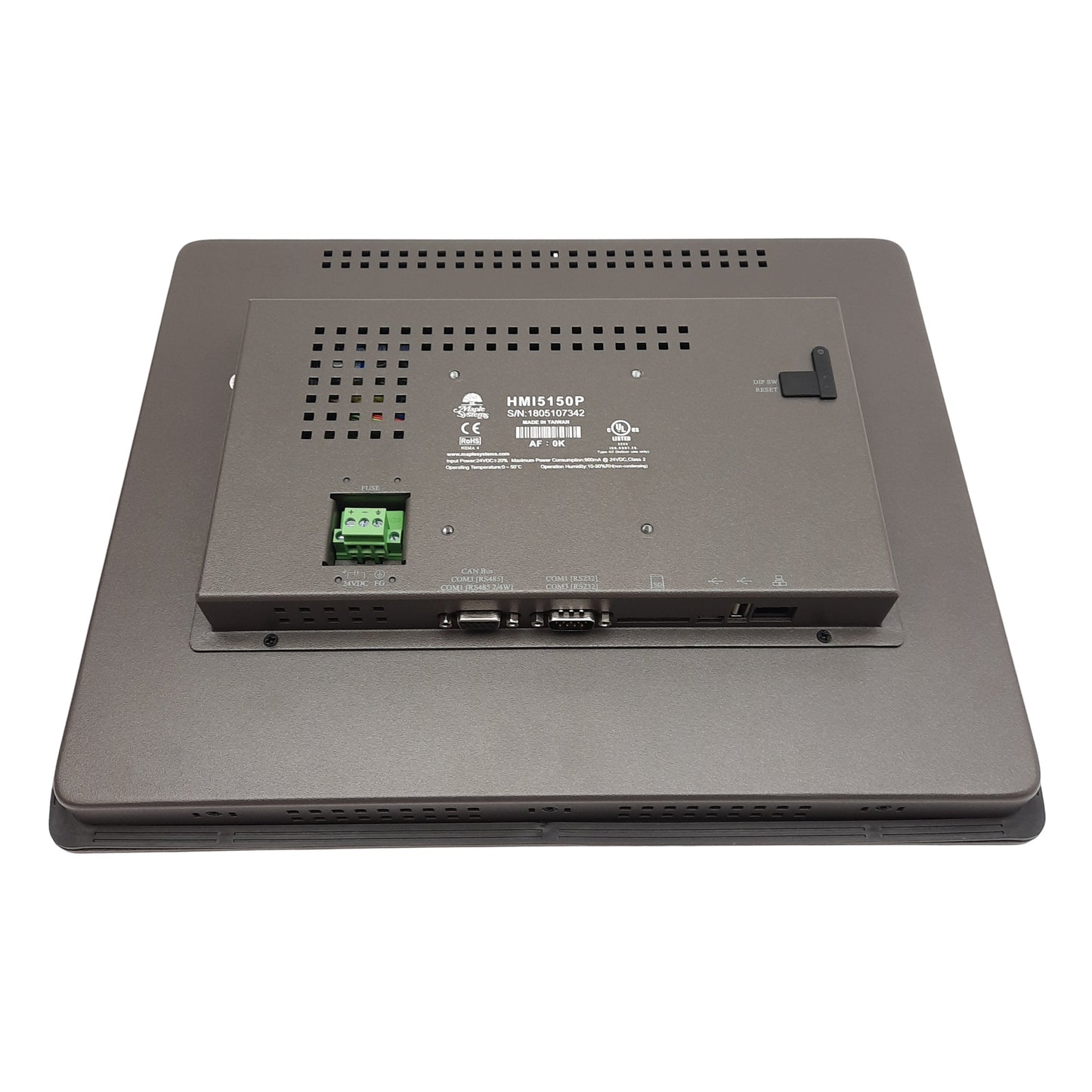 New Maple Systems HMI5150P Touchscreen HMI, 15in 1024x768 TFT Display, 24VDC
