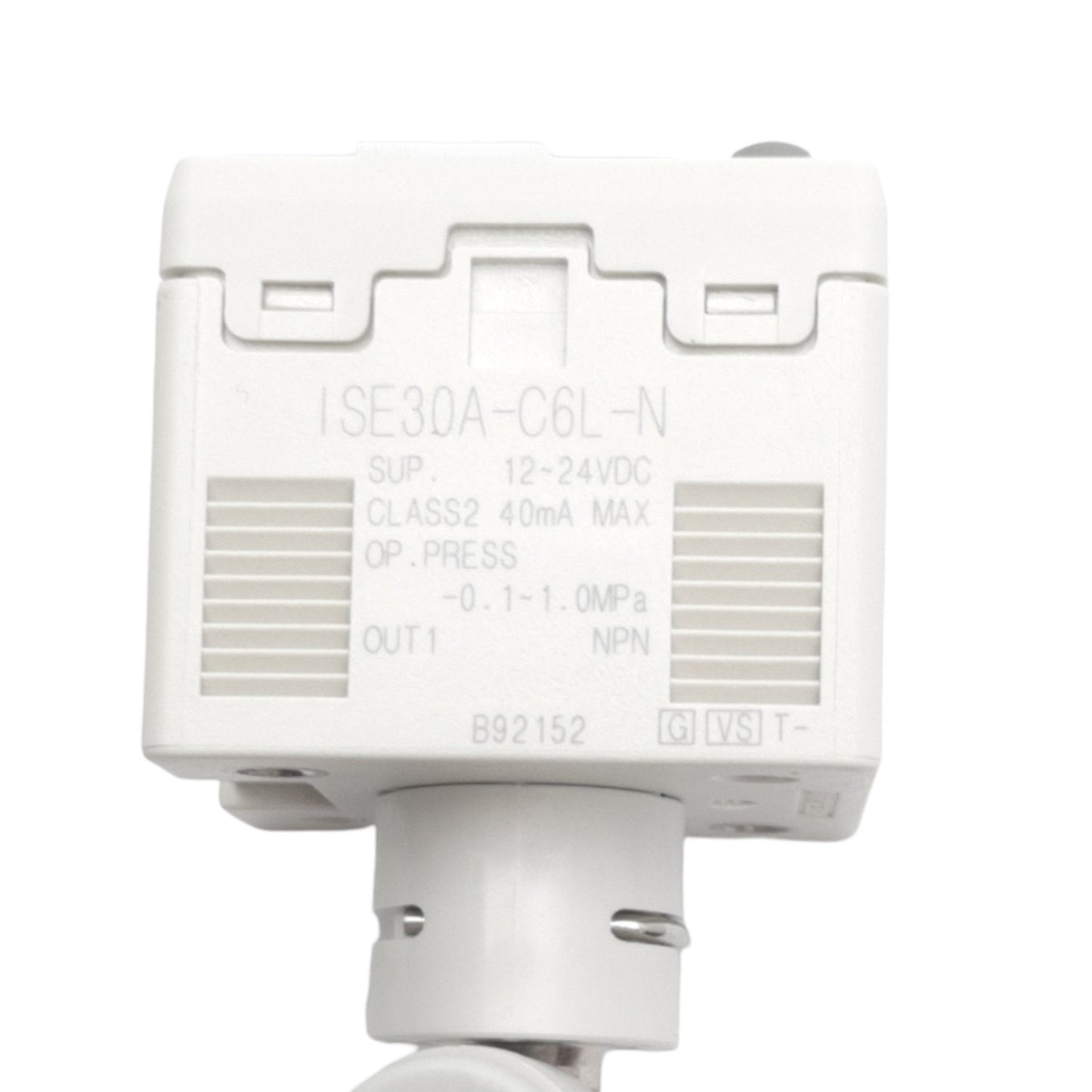 New SMC ISE30A-C6L-N Pressure Switch, -0.1 to 1.0MPa, ø6mm One-Touch, NPN, 12-24 VDC