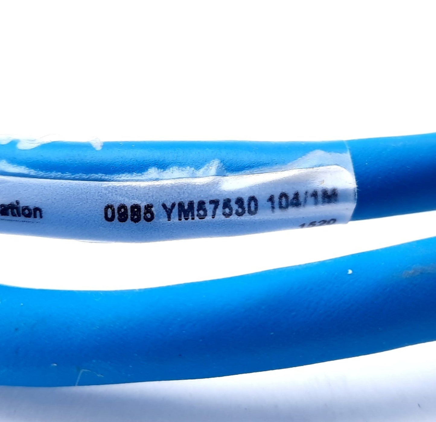 New – Open box Lumberg Automation 0985 YM57530 104/1M Cordset, RJ45 to M12 4-Pin Female, 1m