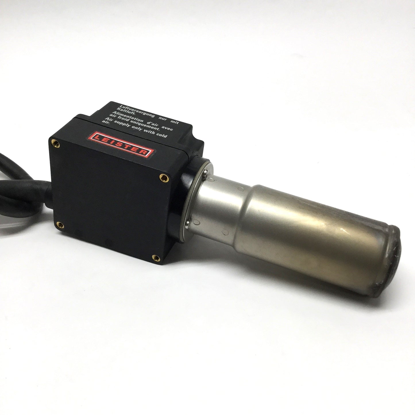 Used Leister LE 3000 Electric Hot Air Process Heater Gun 100-120VAC 19A, 2.2kW, 650°C
