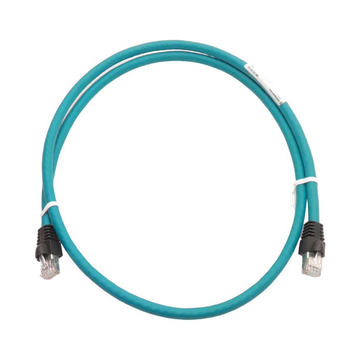New Lot of 2 Lumberg 0985 856 500/1M Industrial Ethernet Cable, 4-Pair, 1m Long