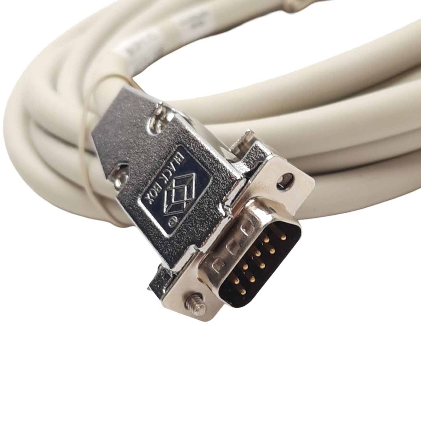 New Black Box EDN12H-0010-MM RS-232 Cable, DB9 Male to Male, 3 Meters Length