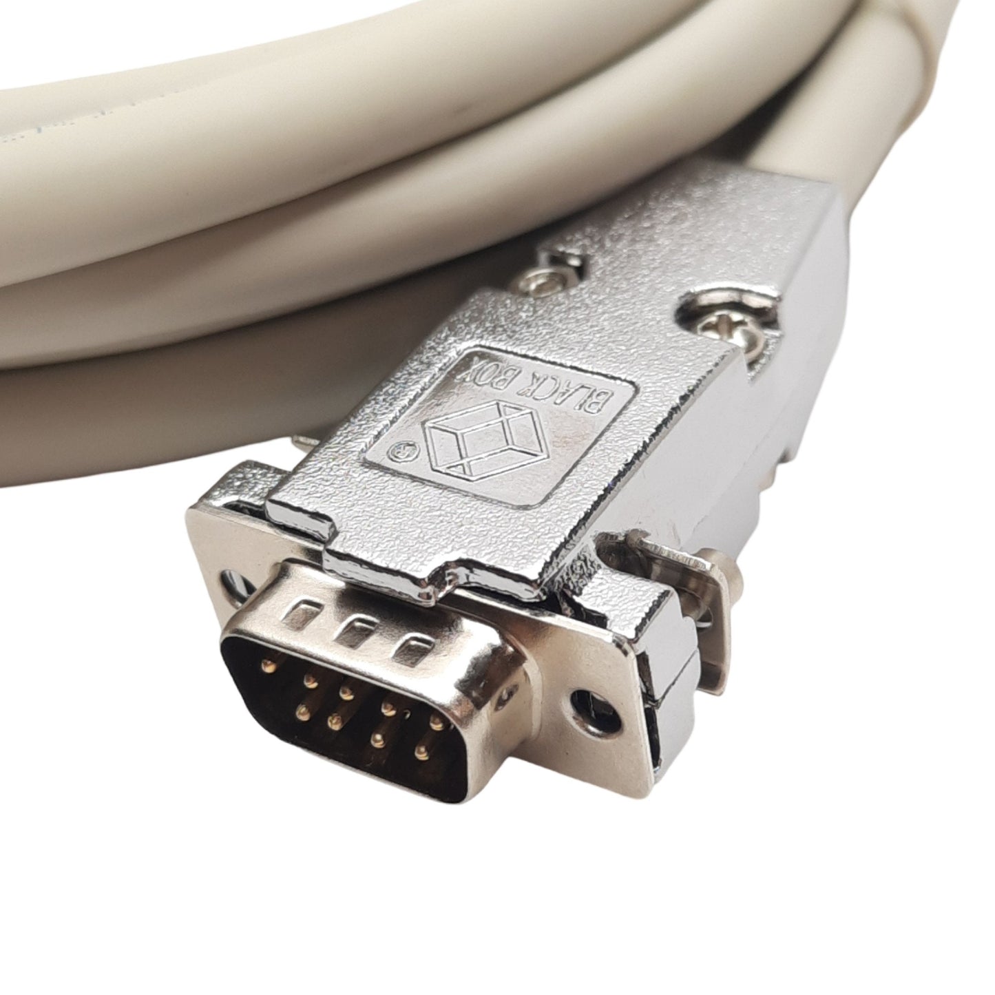 New Black Box EDN12H-0010-MM RS-232 Cable, DB9 Male to Male, 3 Meters Length