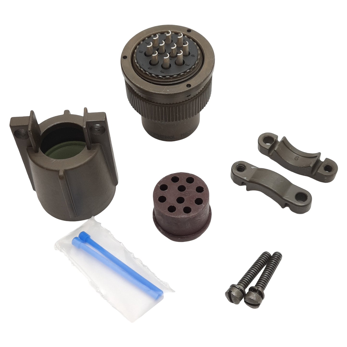 New Amphenol MS3106F18-1S Military Style Female Connector 500VDC/700VAC 13A 10-Pin