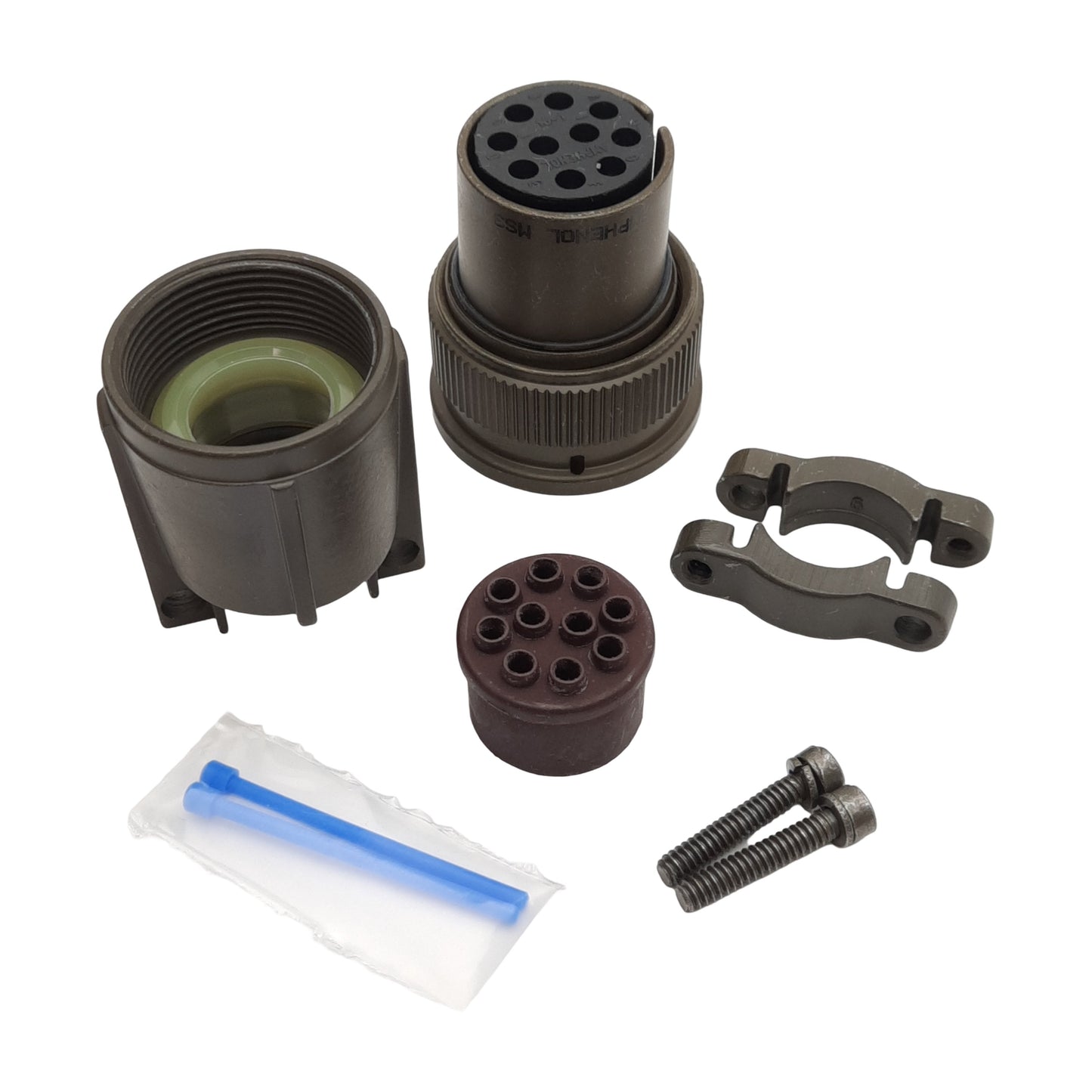 New Amphenol MS3106F18-1S Military Style Female Connector 500VDC/700VAC 13A 10-Pin