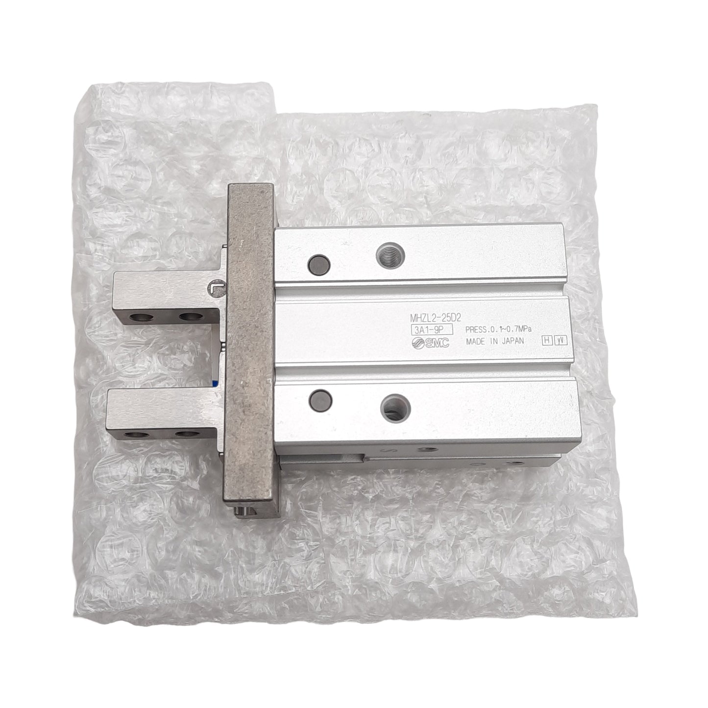New SMC MHZL2-25D2 Parallel Gripper, ø25mm Bore, 22mm Stroke, 0.1-0.7MPa, M5 Ports