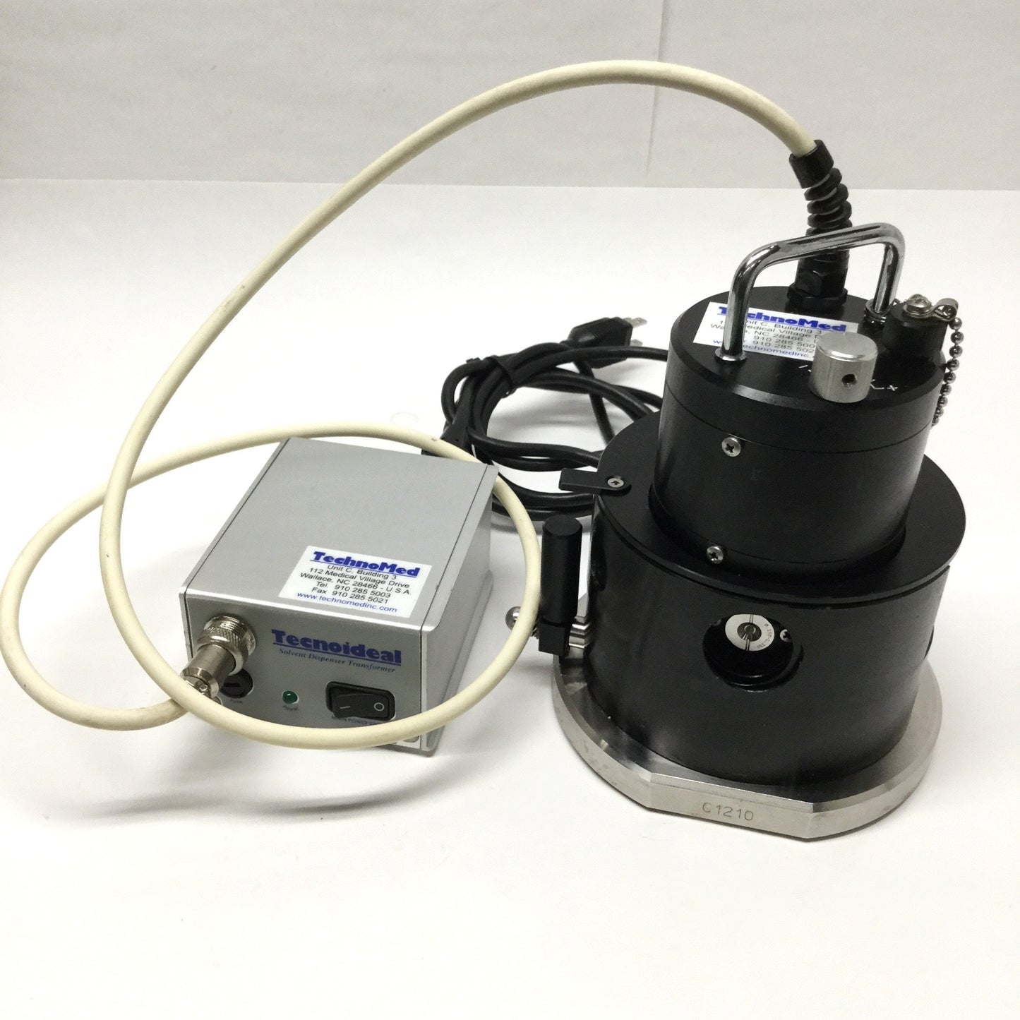 Used Tecnoideal DUV External Tube Surface UV Adhesive Glue Bonding Dispenser Ø1.3-8mm