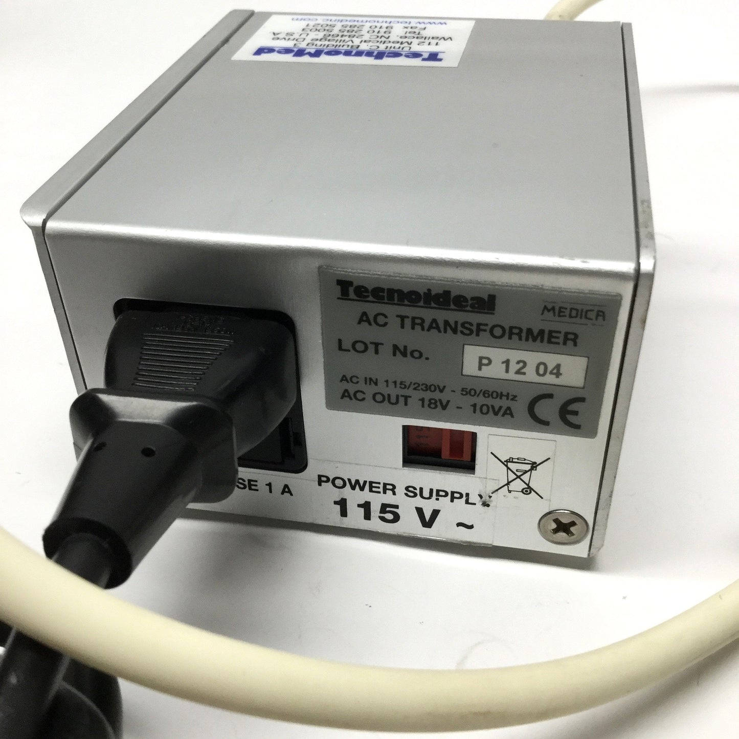 Used Tecnoideal DUV External Tube Surface UV Adhesive Glue Bonding Dispenser Ø1.3-8mm