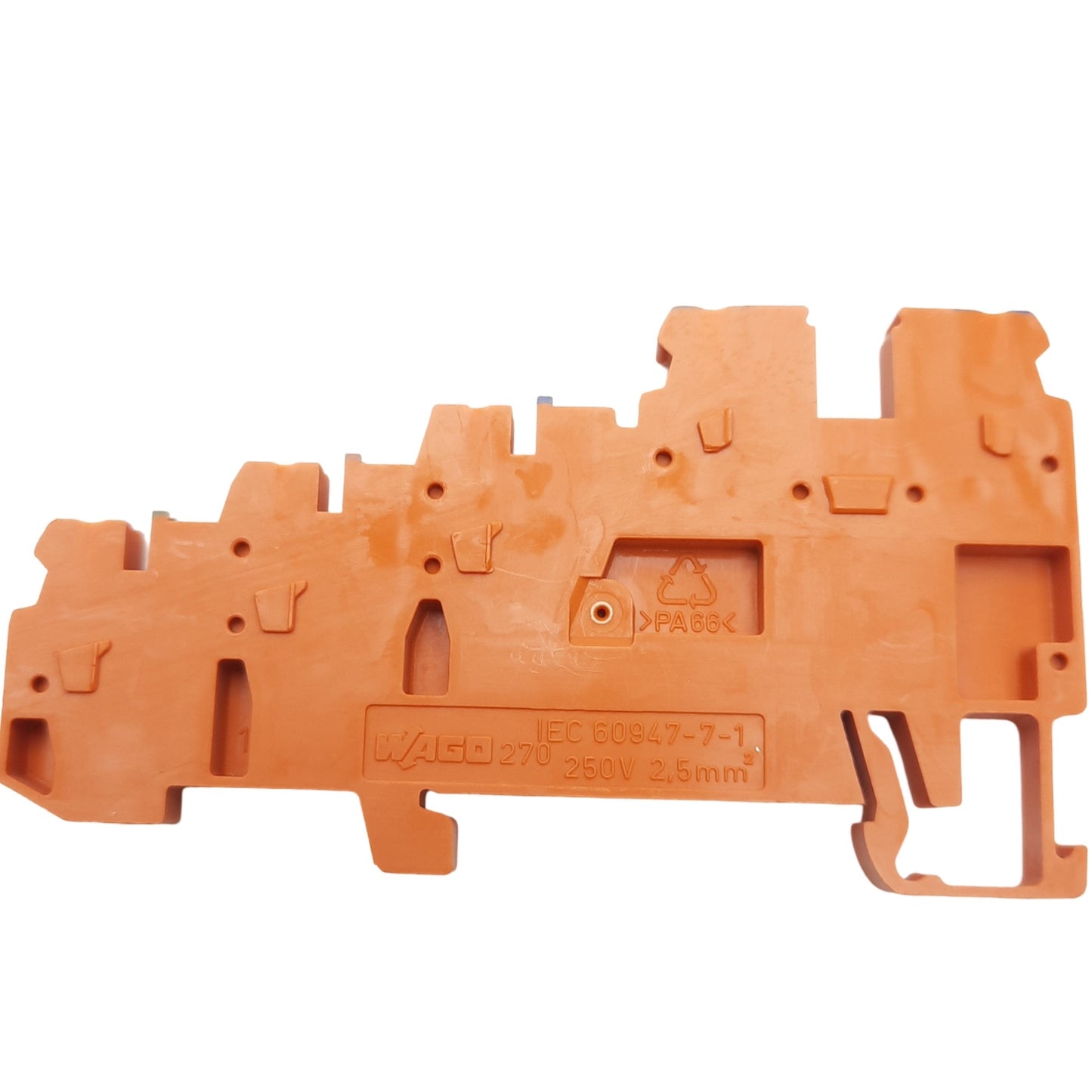 New Lot of 5 WAGO 270-574 Terminal Block, 250V 18A, 5 Clamps/4 Levels/3 Potentials