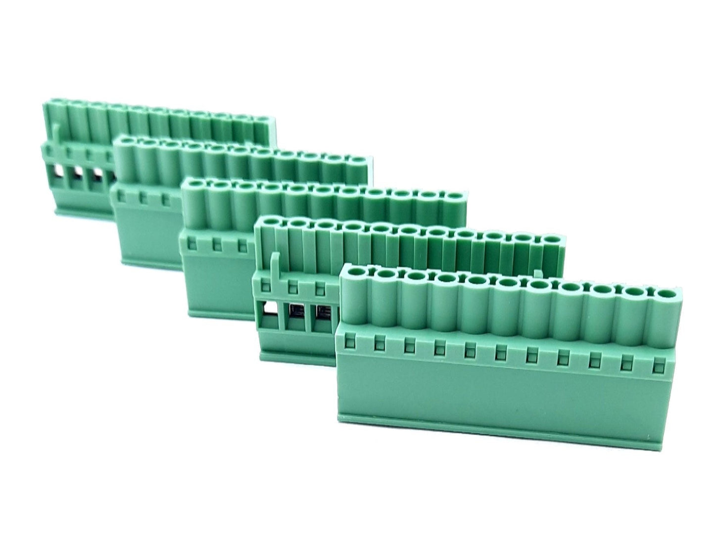 New Lot of 5 Phoenix Contact 1792100 Pluggable Terminal Blocks 11 Position 13-30AWG