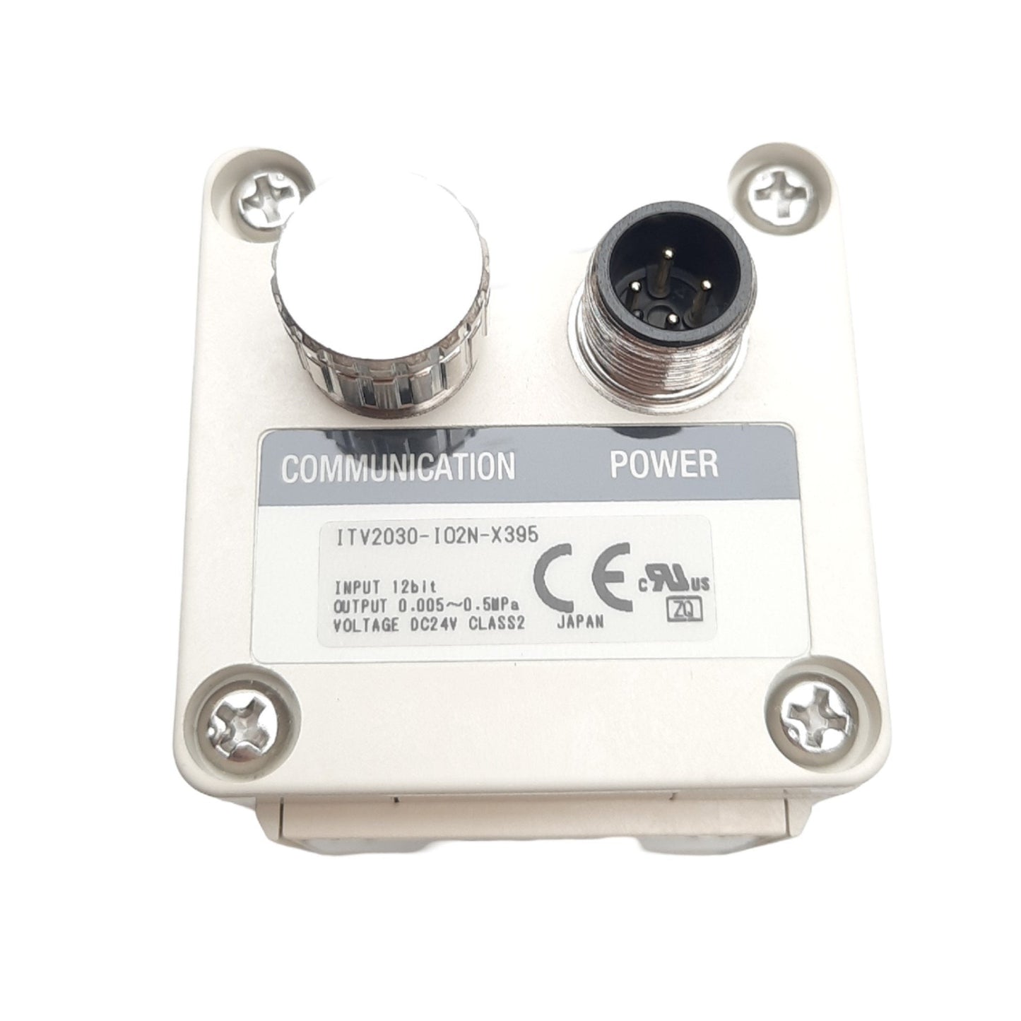 New SMC ITV2030-IO2N-X395 Electro-Pneumatic Regulator, IO-Link 0.5MPa 24VDC 1/4inNPT