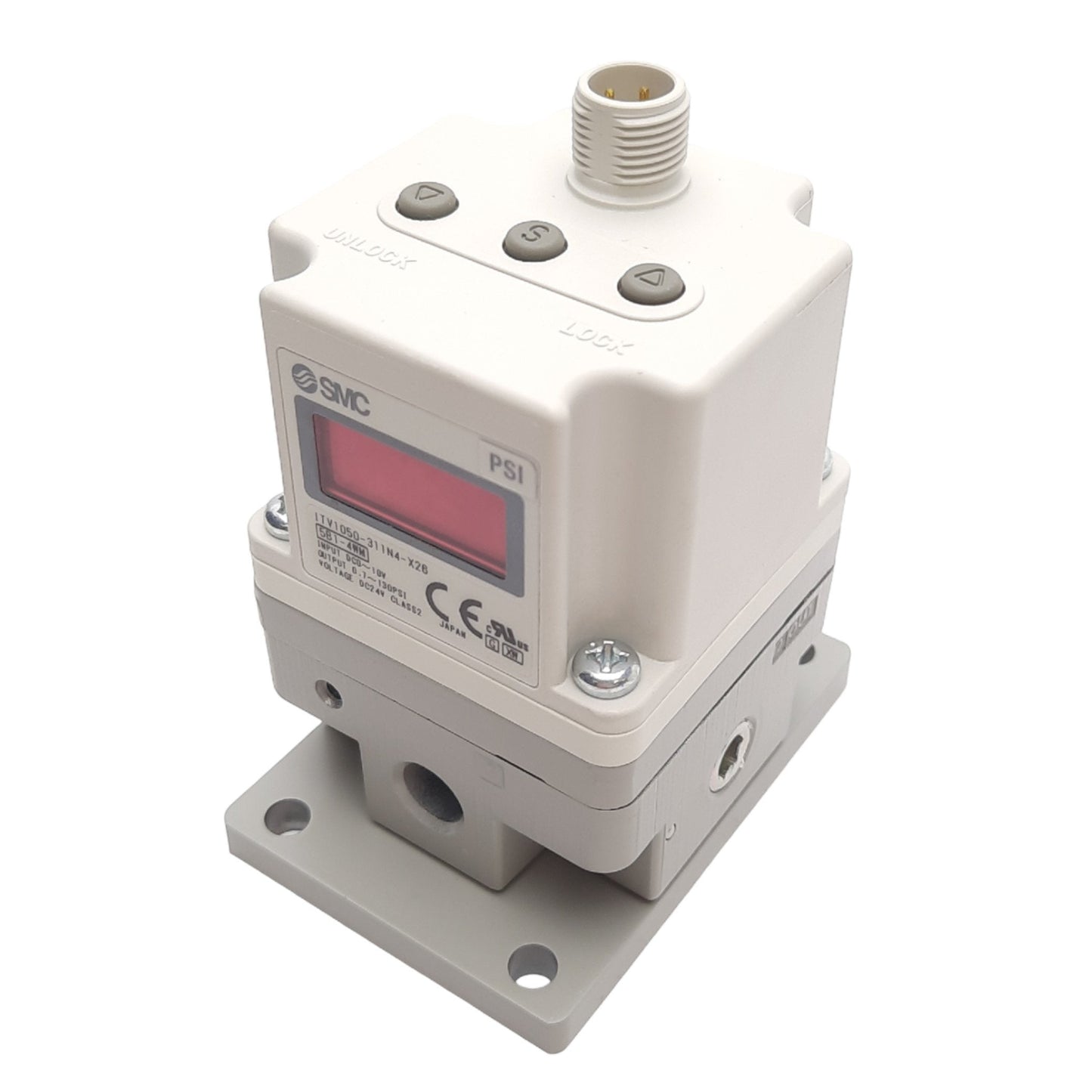 New SMC ITV1050-311N4-X26 Electro-Pneumatic Regulator, 24VDC, 0.9MPa, 1/8in NPT
