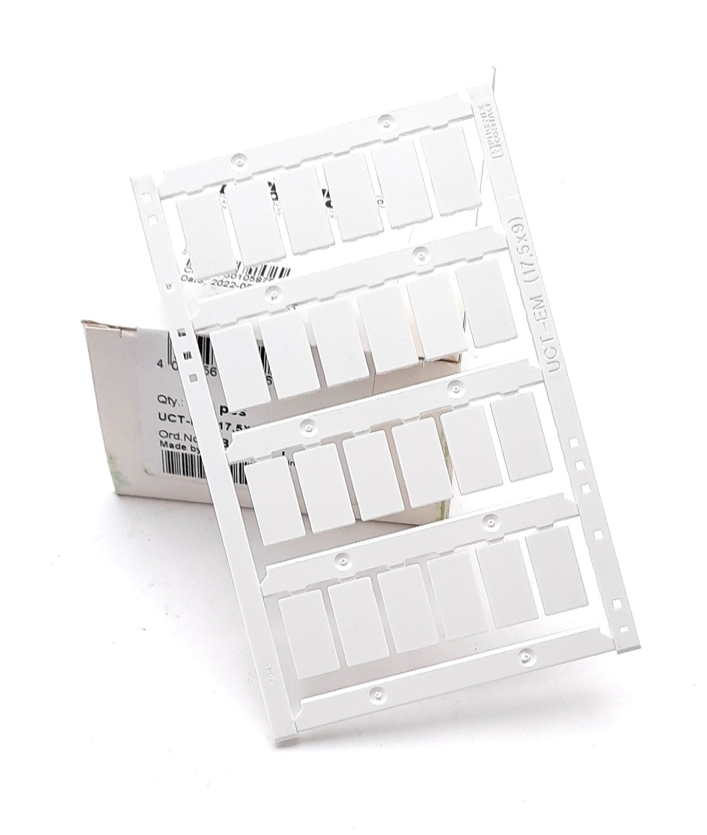 New 10 Sheets of 24 Phoenix Contact UCT-EM (17,5x9) Snap-In Markers 17.5 x 9 x 9mm
