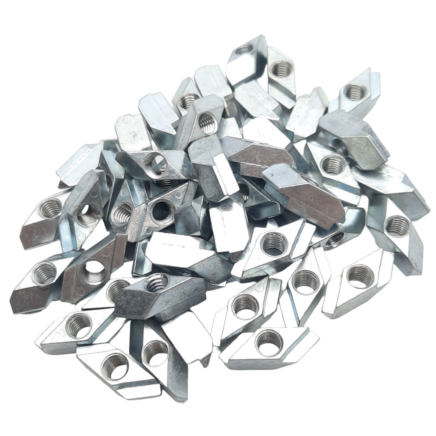 New Lot of 50 Tslots 662001 Z-Nuts, Series 15, M6 Thread, 19.30x8.30x7.60mm