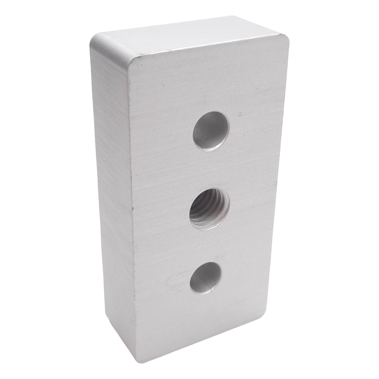 New Lot of 2 Tslots 655128 3-Hole Center Tap Base Plate, Series 15, 3x1.5x0.75in