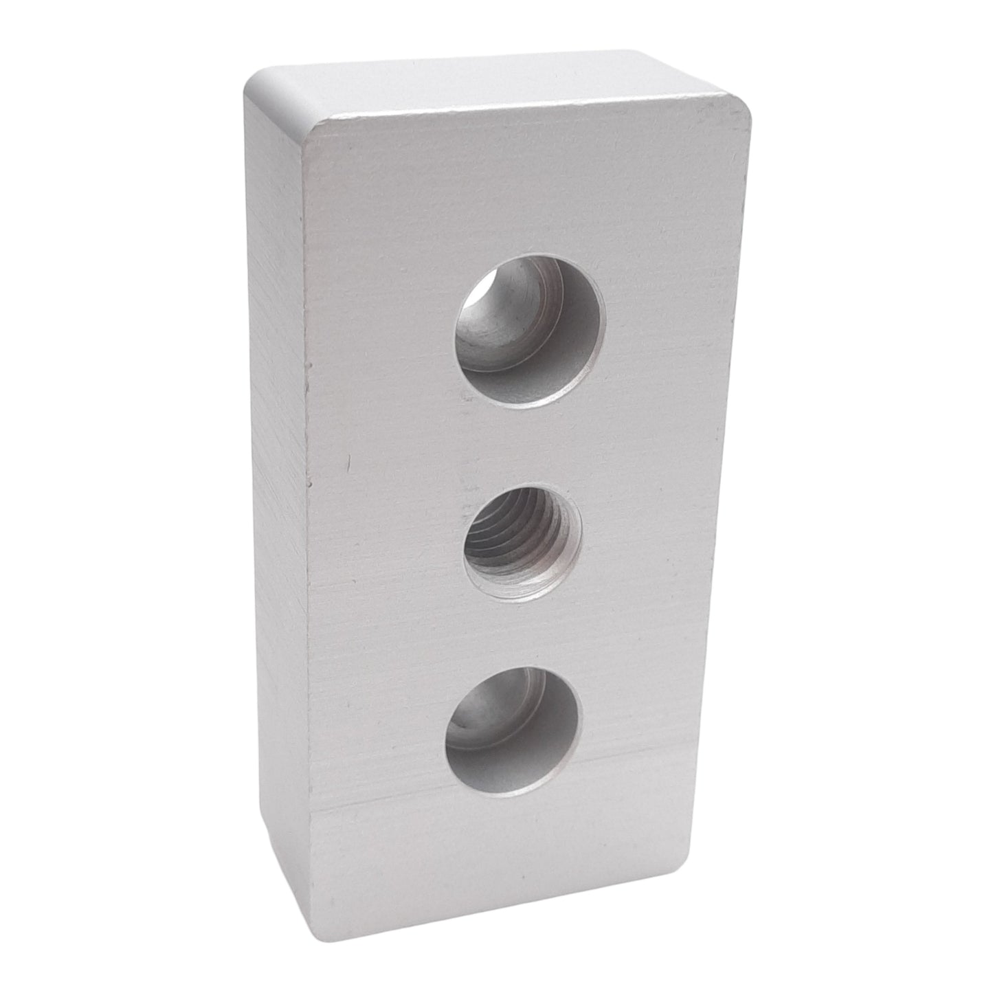 New Lot of 2 Tslots 655128 3-Hole Center Tap Base Plate, Series 15, 3x1.5x0.75in