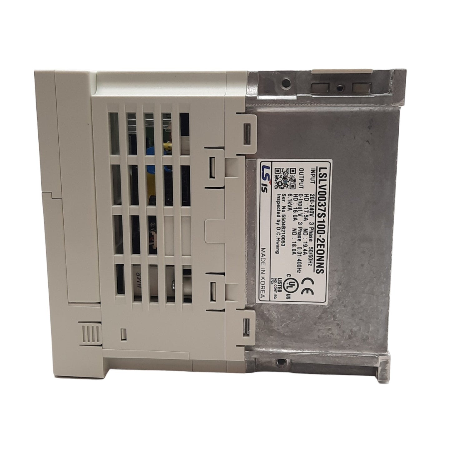 New LS Electric LSLV0037S100-2EONNS Inverter, 200-240 VAC Input, 0-240 VAC Output