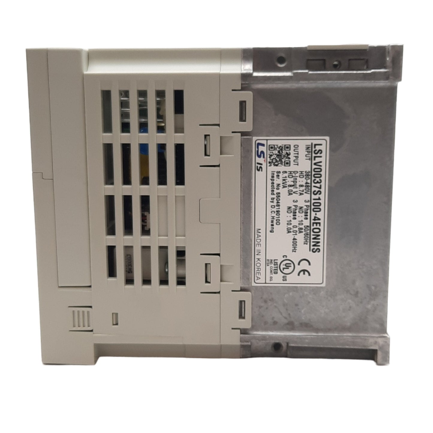 New LS Electric LSLV0037S100-4EONNS Inverter, 380-480 VAC Input, 0-480 VAC Output