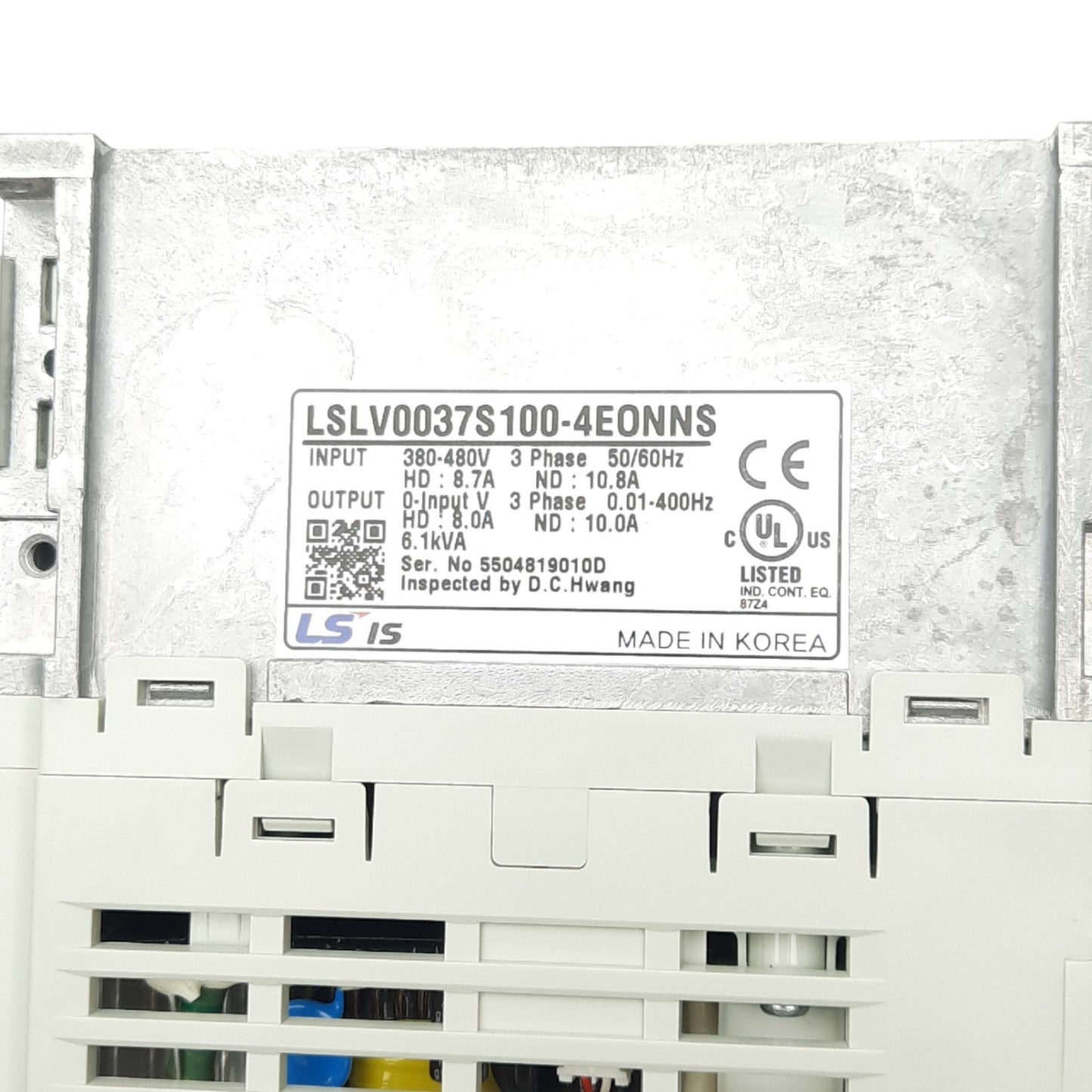 New LS Electric LSLV0037S100-4EONNS Inverter, 380-480 VAC Input, 0-480 VAC Output