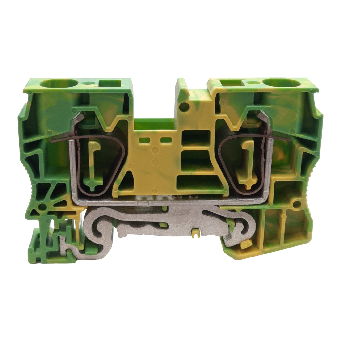 New Lot of 5 Phoenix Contact 3036165 Ground Terminal Block, 2-Position, 12.2mm