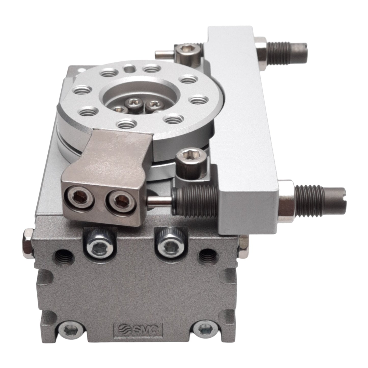 New SMC MSQB10H2 Rotary Table, ø15mm Bore, 180° Rotation, 0.2-1.0MPa, M5x0.8 Ports