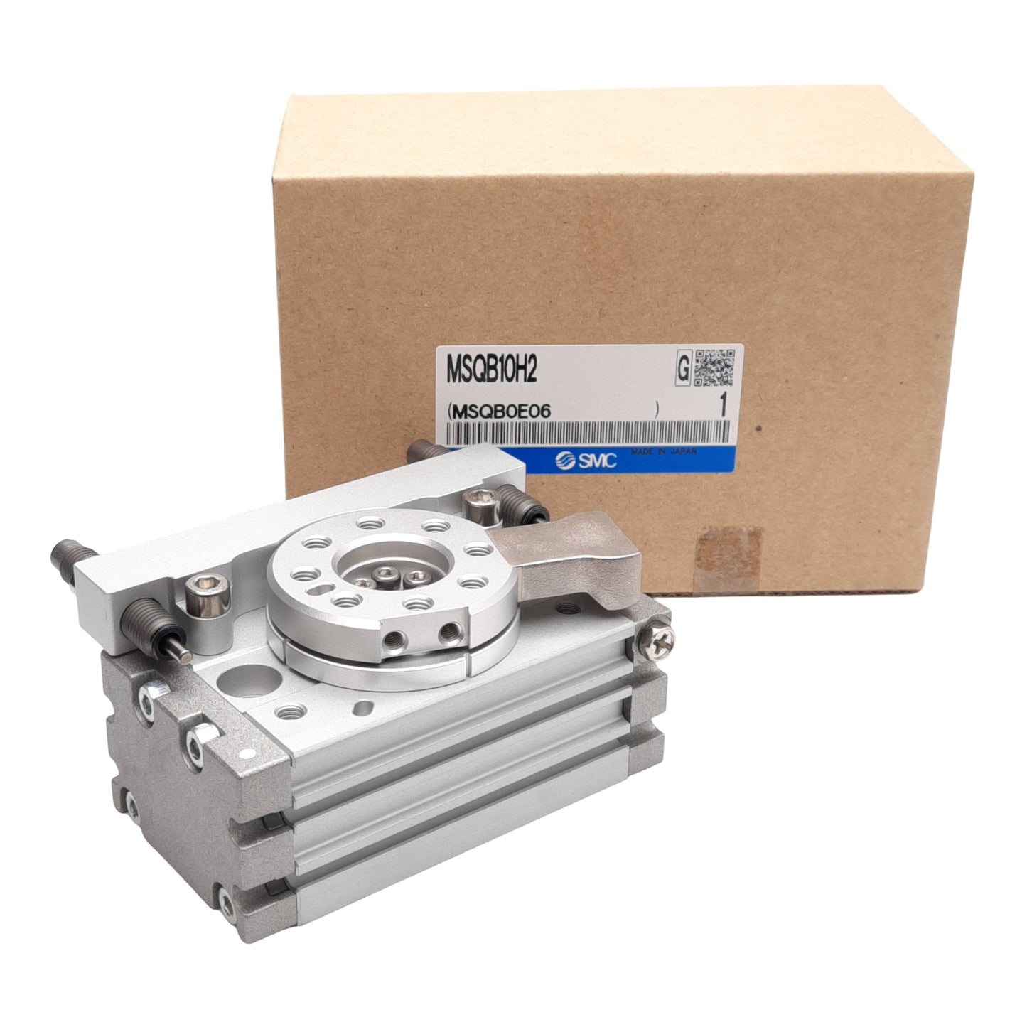 New SMC MSQB10H2 Rotary Table, ø15mm Bore, 180° Rotation, 0.2-1.0MPa, M5x0.8 Ports