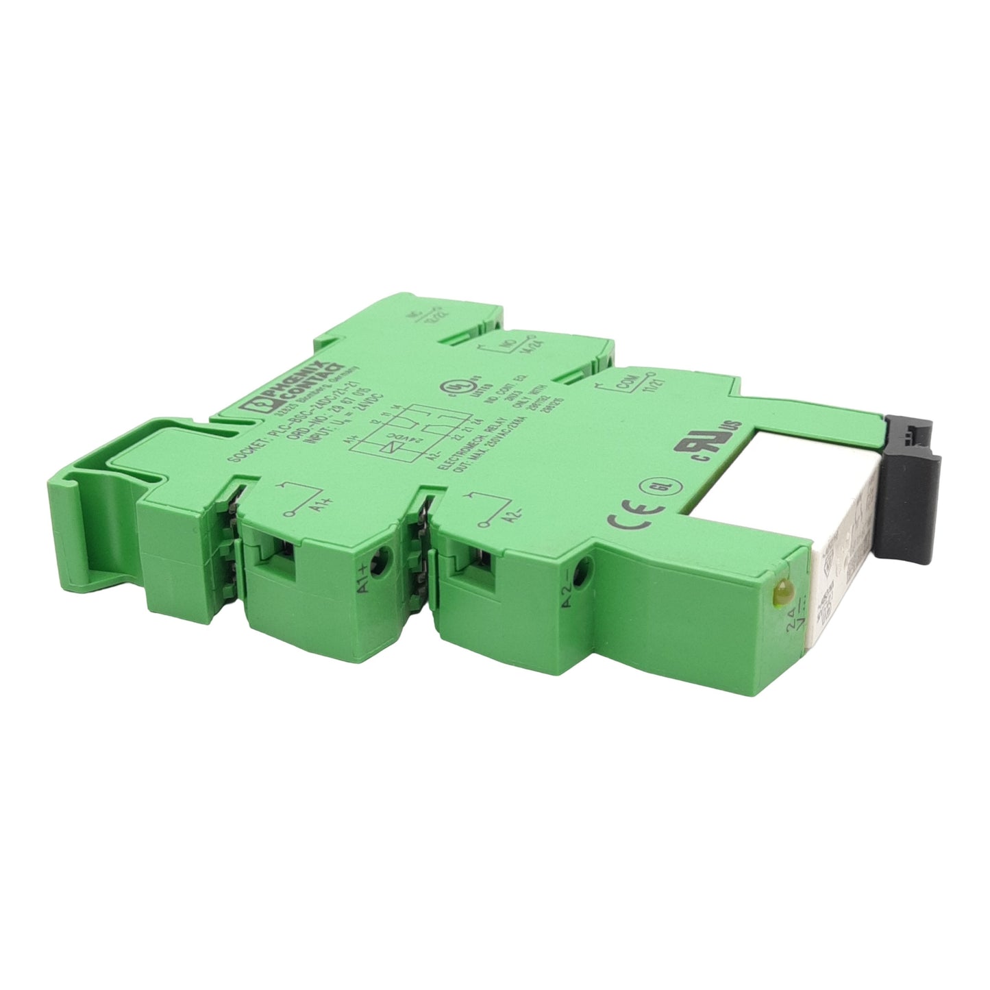 New – Open box Lot of 2 Phoenix Contact 2967060 Relay Module, 6A 250VAC Contacts, 24VDC Coil