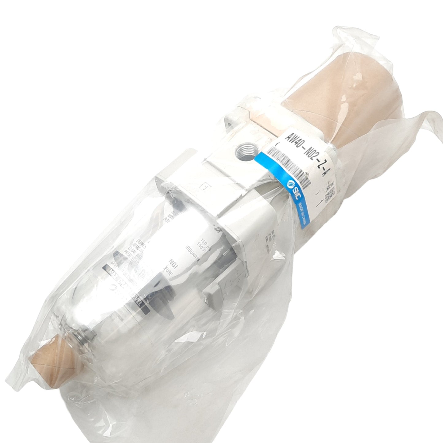 New SMC AW40-N02-Z-A Pneumatic Filter Regulator, 1/4in NPT, 0.05 to 0.85MPa Set