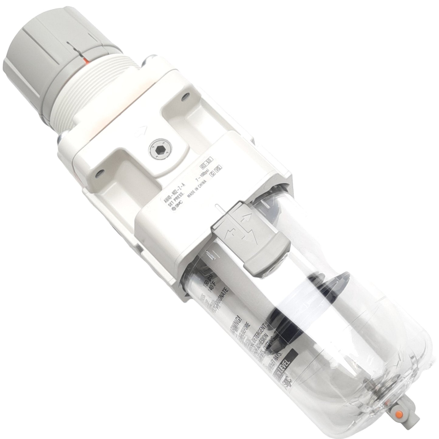 New SMC AW40-N02-Z-A Pneumatic Filter Regulator, 1/4in NPT, 0.05 to 0.85MPa Set