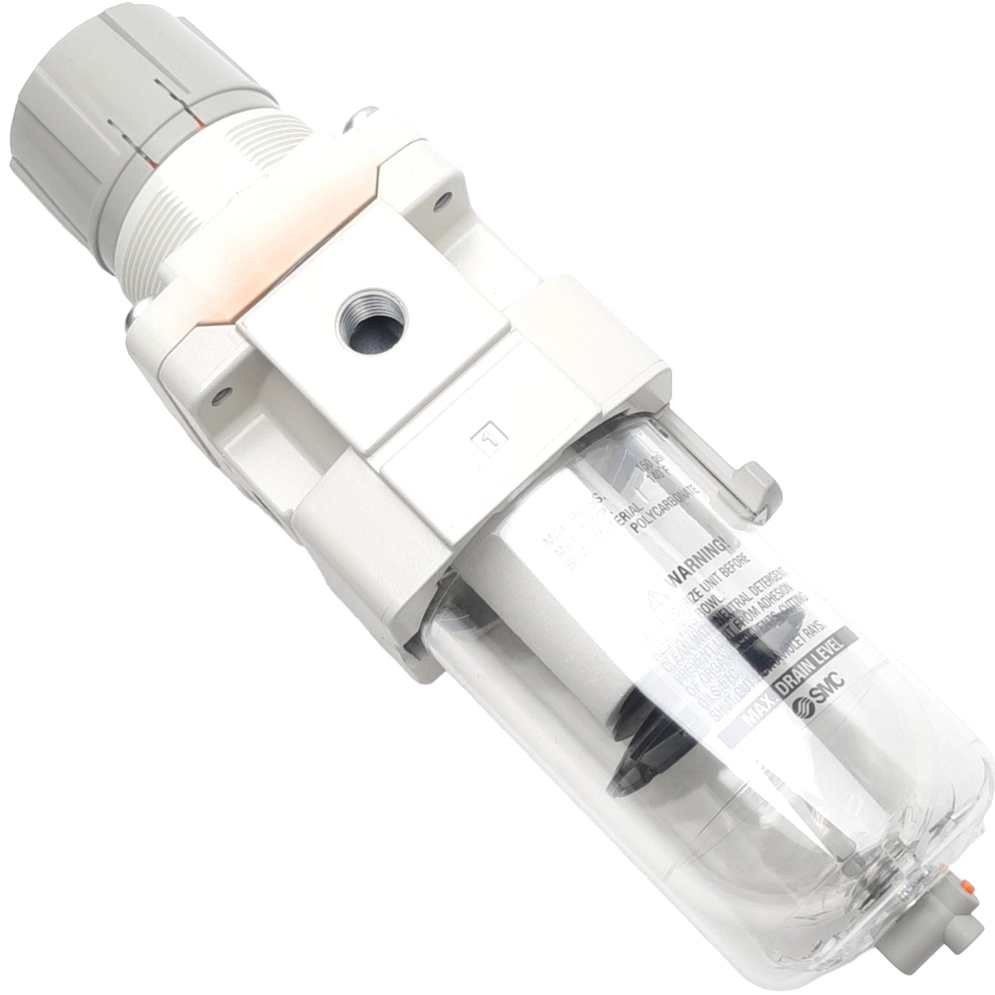 New SMC AW40-N02-Z-A Pneumatic Filter Regulator, 1/4in NPT, 0.05 to 0.85MPa Set