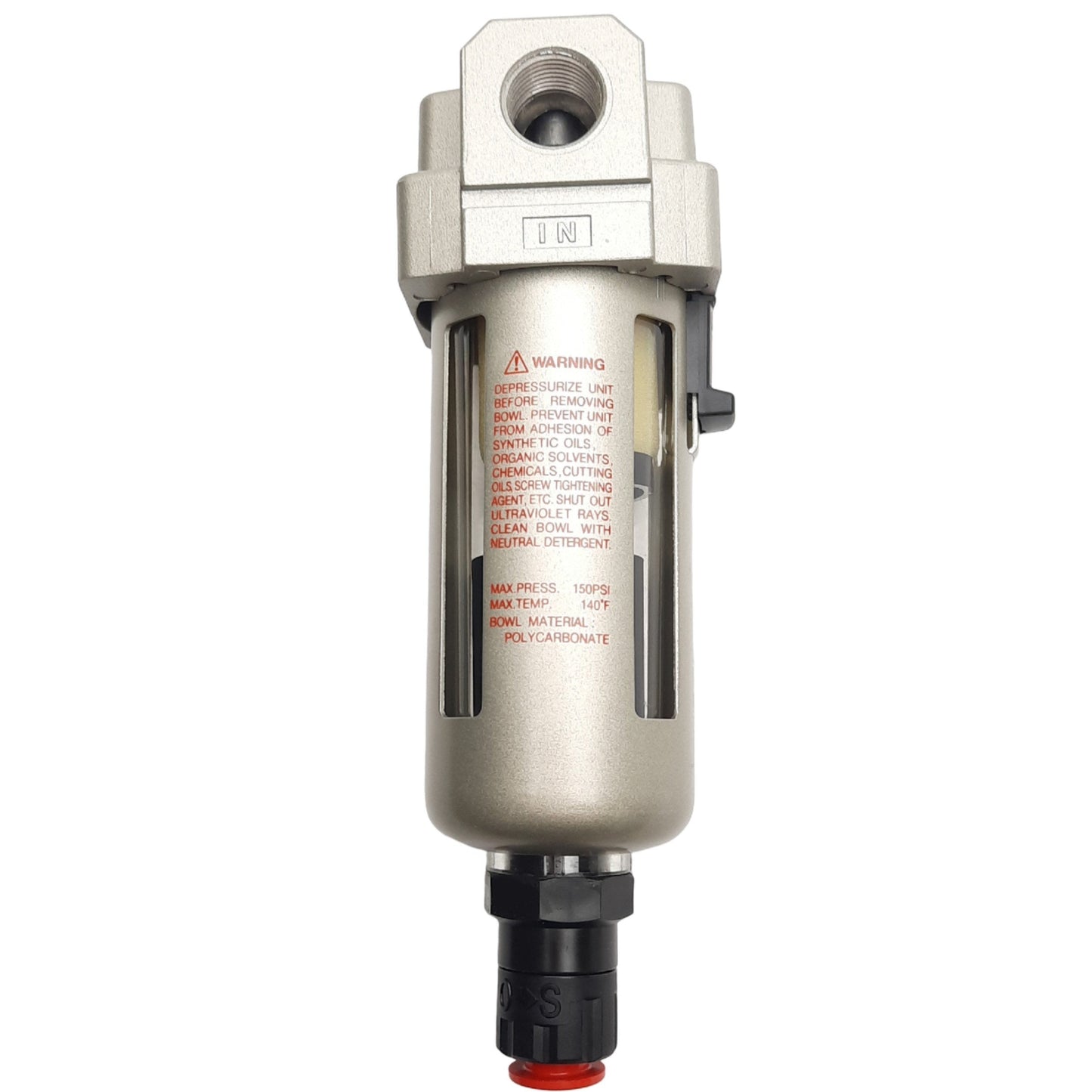 New SMC AFM30-N03D-Z Mist Separator, 3/8in NPT, 450 L/min Flow, 0.3µm, 150PSI Max