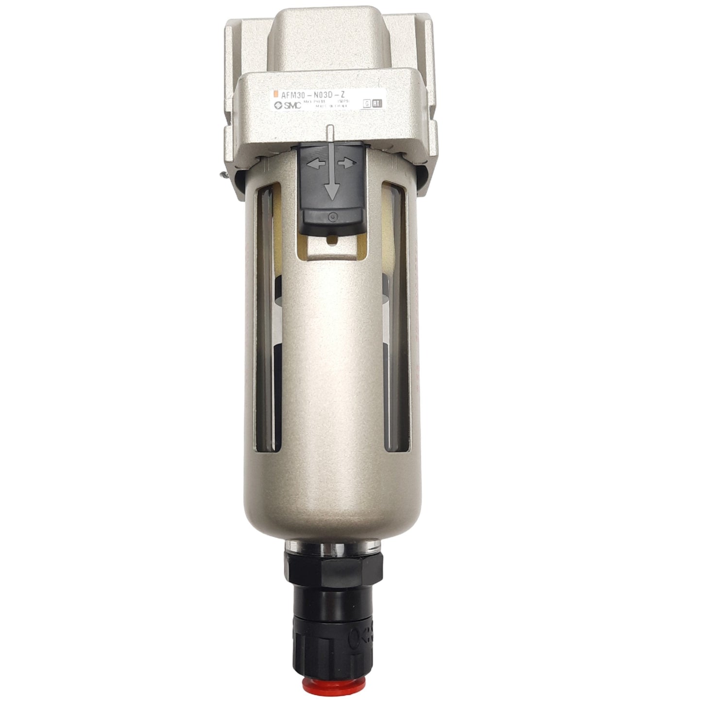 New SMC AFM30-N03D-Z Mist Separator, 3/8in NPT, 450 L/min Flow, 0.3µm, 150PSI Max