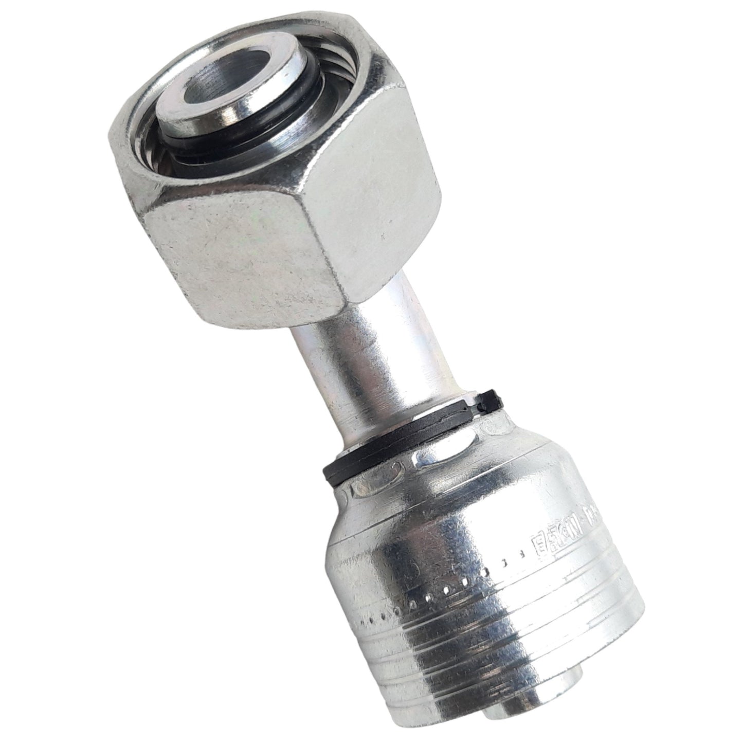 New – Open box Danfoss 4S16DSA10 Hose Fitting, 45° Elbow, 24° DKO Swivel HD, M30x2, -10 Hose