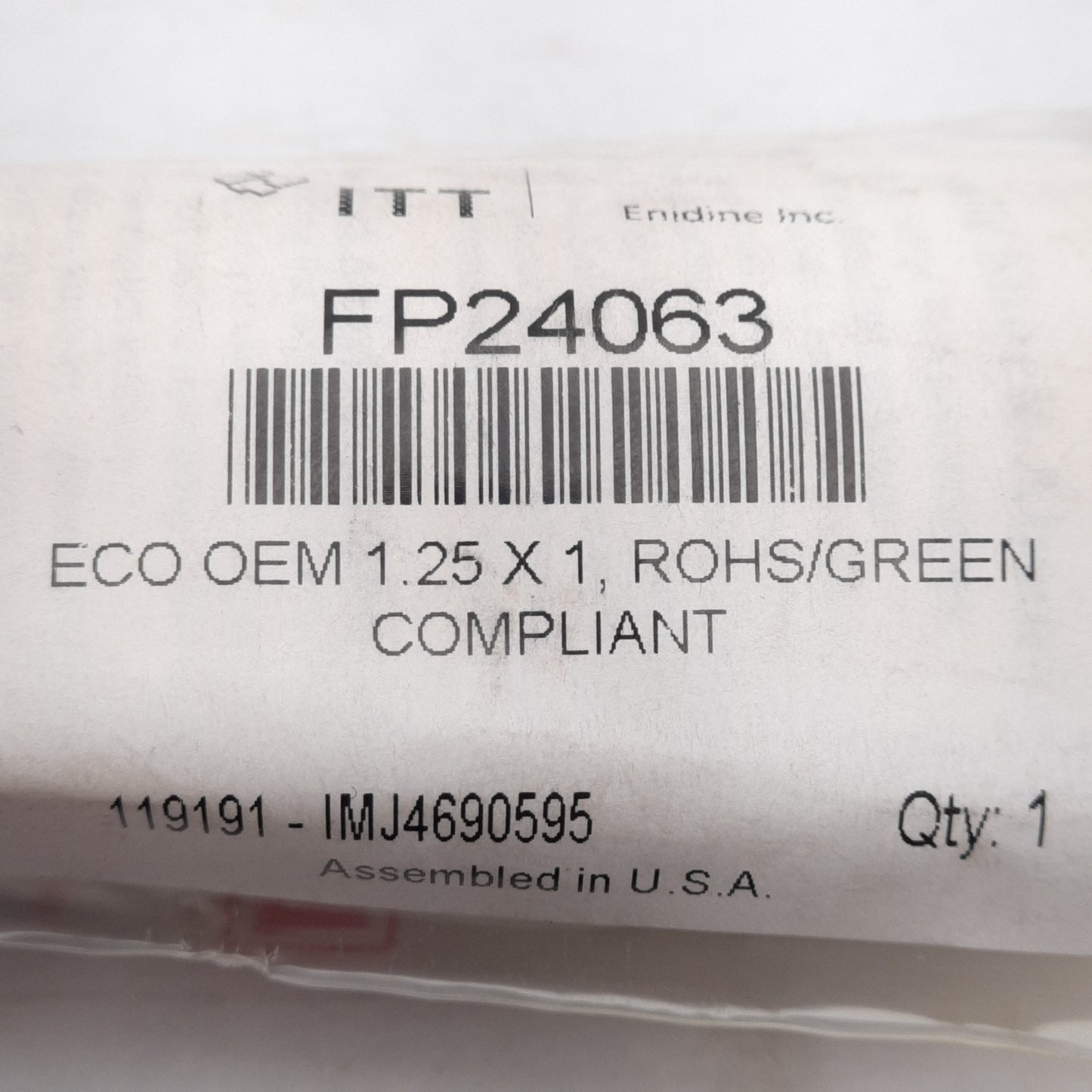 New Enidine ECO OEM 1.25X1 Shock Absorber 1in Stroke, 1⅜-12 UNF, 12.5-20lbs, 130in/s