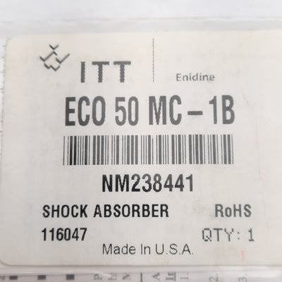 New Enidine ECO 50 MC-1B Shock Absorber, 22mm Stroke, M20x1.5, 2.0-6.8N, 3.69m/s