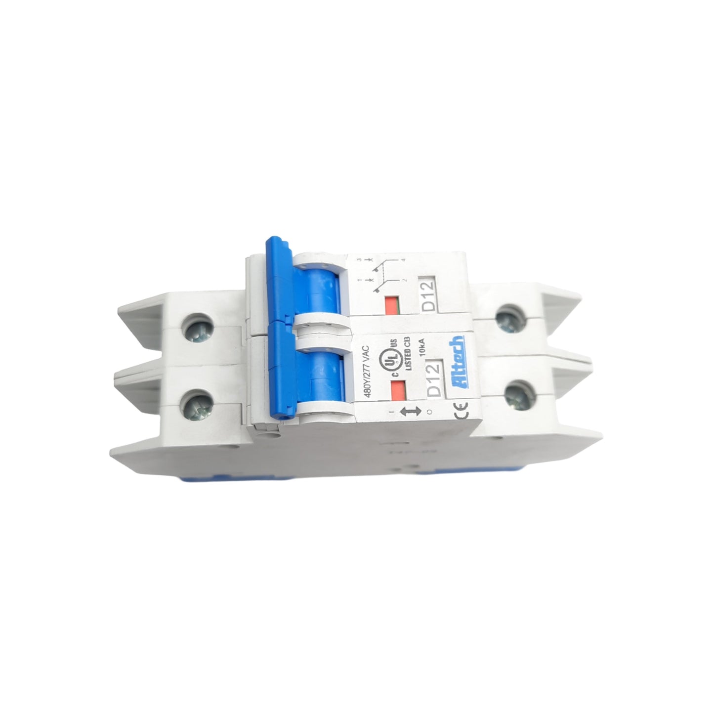 New Altech Corp 2DU12L Circuit Breaker 2 Pole, 480Y/277 VAC, 12A Rated Current