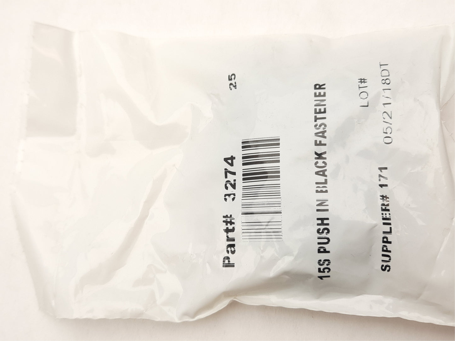 New Lot of 200 80/20 3274 Push-In Fasteners, 15 Series, ø0.300 x 0.895in